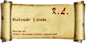 Kulcsár Linda névjegykártya